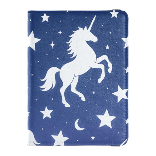 Reisepass- und Impfkartenhalter aus Leder, Combo Reisepasshülle, Reisedokumente, Brieftasche, Reisepasshülle, Combo mit Impfkartenfach, für Männer und Frauen, wasserdicht, 2-Peony Flower, 1 size von GuoChe