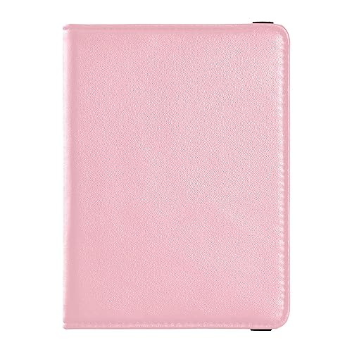 Reisepasshülle für Damen, Rosa, Premium-PU-Leder, Reisezubehör, 14,5 x 10,9 cm, Pink, Einheitsgröße von GuoChe