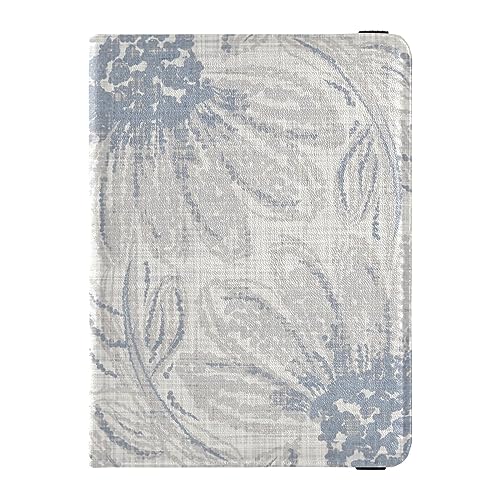 Reisepasshülle für Damen, französisches Bauernhaus, Blumenmuster, kreatives PU-Leder, Reisezubehör, 14,5 x 10,9 cm, Bunt, Einheitsgröße von GuoChe