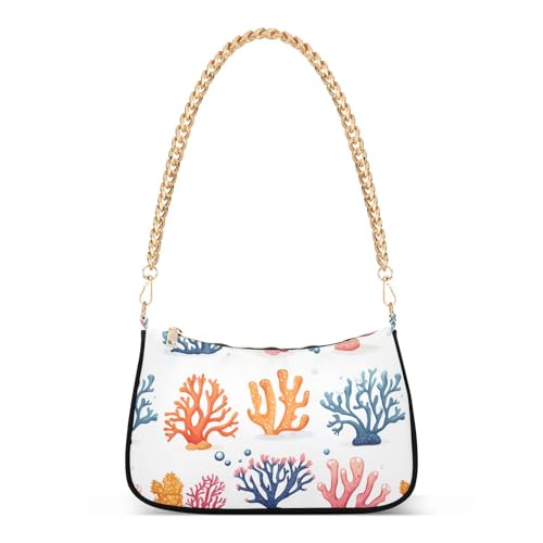 Trendige Umhängetasche mit Kette für den Herbst, Farbe 7, 1 size von GuoChe