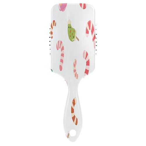 Weihnachts-Bürste für dicke, lockige, dünne, lange, kurze, nasse oder trockene Haare, verleiht Glanz und macht glatte Kamm-Paddelbürste für Männer, Frauen, Kinder von GuoChe