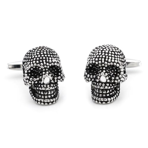 Herren-Manschettenknöpfe mit Totenkopfmotiv Herren-Manschettenknöpfe mit Totenkopfmotiv von Guochenxi168