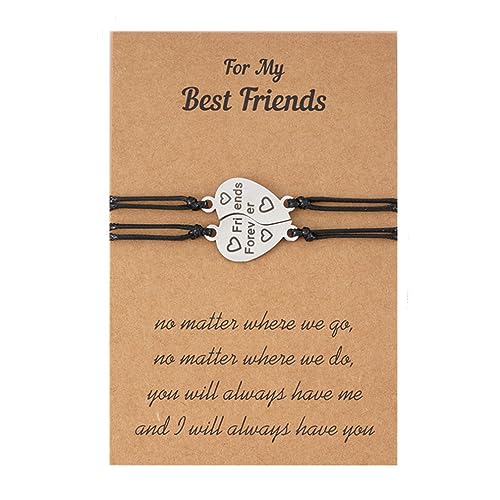 Guoguonb Personalisierte Puzzle Armband 2 Armband Best Friends Forever Legierung Puzzle Versprechen Kette Beste Freunde Armband BFF Schmuck Geschenke für Beste Freunde/Freundin Guoguonb Personalisierte Puzzle Armband 2 Armband Best Friends Forever Legierung Puzzle Versprechen Kette Beste Freunde Armband BFF Schmuck Geschenke für Beste Freunde/Freundin von Guoguonb