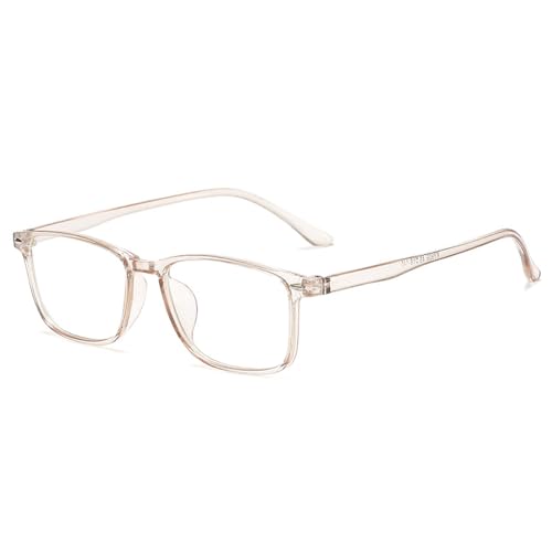 Guohorn TR90 Blue Light Blocking Nearsighted Glasses for Men Women Lightweight Myopia Distance Glasses (Braun, -2.0, Dioptrien) von Guohorn