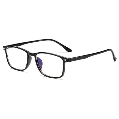 Guohorn TR90 Blue Light Blocking Nearsighted Glasses for Men Women Lightweight Myopia Distance Glasses (Schwarz, -5.0, Dioptrien) von Guohorn