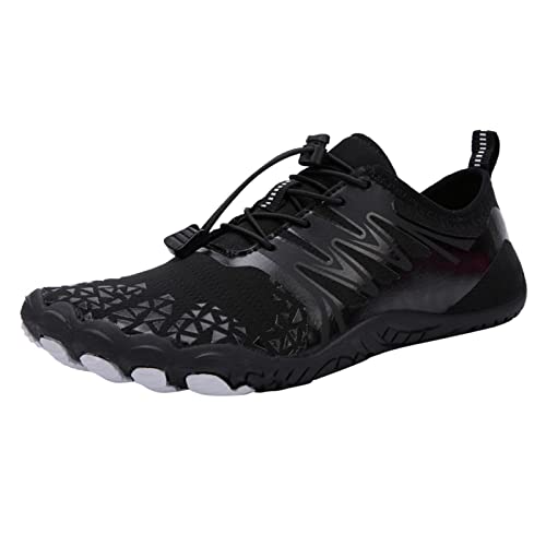 Guotobe Barfußschuhe Damen Sommer rutschfest Laufschuhe Barfuss Schuhe Atmungsaktiv Sport Fitnessschuhe Traillaufschuhe Breite Füße Leicht Barfußschuhe Sportschuhe Sommer Weich Badeschuhe Turnschuhe von Guotobe