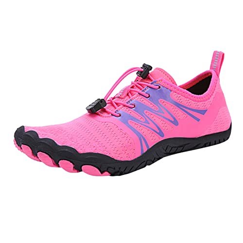 Guotobe Schuhe Damen Atmungsaktiv Sommer Barfuss Schuhe Fitnessschuhe rutschfest Leicht Laufschuhe Barfußschuhe Weich Sport Traillaufschuhe Barfussschuhe Outdoor Bequem Sportschuhe Turnschuhe von Guotobe