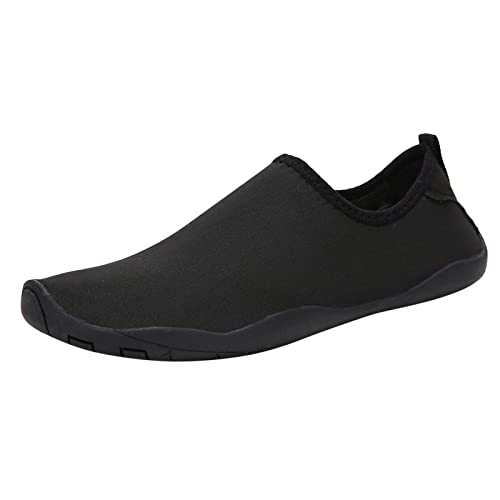 Guotobe Schuhe Damen Sport rutschfest Laufschuhe Fitnessschuhe Sommer Leicht Barfußschuhe Barfuss Schuhe Schwarz Atmungsaktiv Traillaufschuhe Turnschuhe Camping Weiß Badeschuhe Barfussschuhe von Guotobe