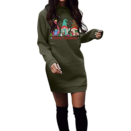 Guotobe Weihnachtskleid Damen Langarm Winterpullover Sweatkleid Rot Elegant Longpullover mit Weihnachten Motiv 3D Gedruckt Leicht Sweatshirt Rundhals Casual Dress Weicher Kapuzenpullover Guotobe Weihnachtskleid Damen Langarm Winterpullover Sweatkleid Rot Elegant Longpullover mit Weihnachten Motiv 3D Gedruckt Leicht Sweatshirt Rundhals Casual Dress Weicher Kapuzenpullover von Guotobe