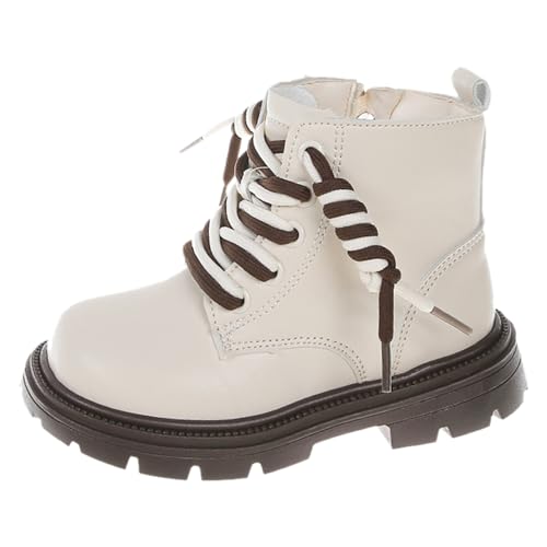 Winterschuhe Mädchen Leicht Schuhe Kinderschuhe Schwarz Weichsohlen Winterboots Comfort Fashion Wanderstiefel Weiß Warm Schneestiefel Thermo Stiefeletten Große Größen Winterstiefel von Guotobe