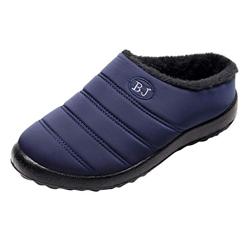 Pantoffeln Damen mit Starker Filzlaufsohle Gästeschuhe Filzpantoffel Fashion Weiche Freizeitschuh Warm Flauschig Hausschuhe Home Klassische Filzpantoffeln mit Gummisohle Slipper von Guotobe