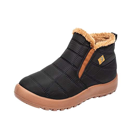 Winterstiefel Damen Winter Warm Schneestiefel Stiefeletten Weite Comfort Schlupfstiefel Wasserdicht rutschfest Schuhe Leicht Outdoor Winterboots mit Gefüttert Winterschuhe Casual Snow Boots Winterstiefel Damen Winter Warm Schneestiefel Stiefeletten Weite Comfort Schlupfstiefel Wasserdicht rutschfest Schuhe Leicht Outdoor Winterboots mit Gefüttert Winterschuhe Casual Snow Boots von Guotobe