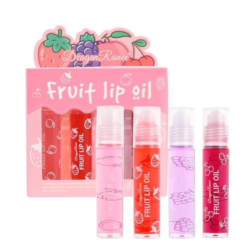 4 Stück Lipglosse Roll on Lipgloss Set Fruchtgeschmack Klar Lippenöl Feuchtigkeitsspendend Mädchen Lippenbalsam Lang Anhaltende Lippenpflege Shining Lip Gloss Sets Clear Hydrating Glossy Getöntes 4 Stück Lipglosse Roll on Lipgloss Set Fruchtgeschmack Klar Lippenöl Feuchtigkeitsspendend Mädchen Lippenbalsam Lang Anhaltende Lippenpflege Shining Lip Gloss Sets Clear Hydrating Glossy Getöntes von Guouet