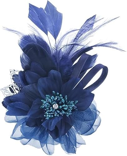 Guozihao Extra große Blumen-Brosche, Anstecknadeln, zierliche Kristall-Stoffbrosche, große Kamelienblüte, Brosche für Frauen, Hochzeit, Party, Tanz, Bankett, Kleidung, Zubehör, Schmuck, Zeremonie von Guozihao