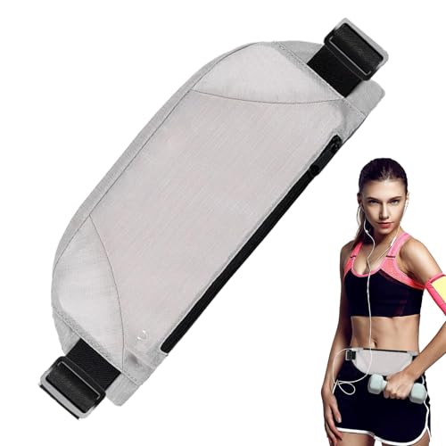Gupcaqosjw Bauchtasche Hüfttasche - Laufgürtel Handytasche Wasserdicht für Herren | Rutschfester Organizer-Gürtelbeutel, Sportzubehör für Wandern Radfahren Joggen Gassigehen von Gupcaqosjw