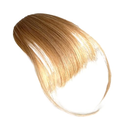 Gupcaqosjw Echthaar-Pony-Clip,Wispy Bangs-Haarspange - Echthaar-Perücke für Damen, Clip-in-Pony - Girlfriend Sisters Bangs with Temples Alltägliche Haarverlängerungen für Fotografie, Dating von Gupcaqosjw