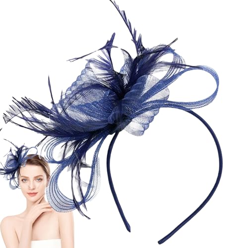 Gupcaqosjw Fascinator Hutband Für Damen,Fascinator Kopfbedeckung | Hut Netzhaarschmuck Haaraccessoires für Hochzeiten Frauen Gesellschaftsveranstaltungen Afternoon Tea Festivals Täglicher Gebrauch von Gupcaqosjw