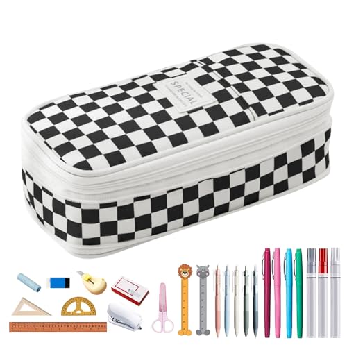 Gupcaqosjw Federtasche | Stiftehalter Etui | Schreibwaren Organizer Ausziehbarer Stauraum Doppelreißverschluss Aufbewahrungsbox Für Kinder Schülerinnen Studentinnen Schule Kunstbedarf Gupcaqosjw Federtasche | Stiftehalter Etui | Schreibwaren Organizer Ausziehbarer Stauraum Doppelreißverschluss Aufbewahrungsbox Für Kinder Schülerinnen Studentinnen Schule Kunstbedarf von Gupcaqosjw
