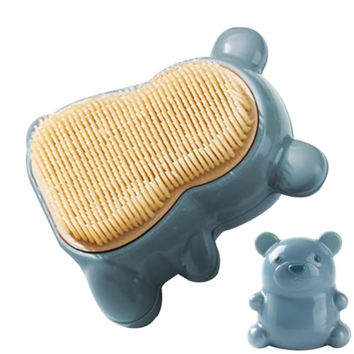 Gupcaqosjw Kinder-Nagelbürste, Nagelbürste zum Reinigen von Fingernägeln,Niedlicher Bären-Handfingernagel-Pinselreiniger | Kreative, leicht zu greifende Nagelreinigungsbürste mit weichen Borsten für von Gupcaqosjw