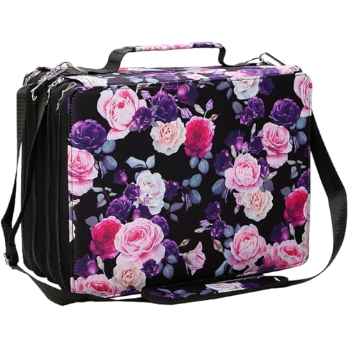 Gupcaqosjw Marker-Etui-Organizer, großes Marker-Etui | Großes Federmäppchen, Marker-Organizer,Hobby Art Craft Box, Schulbedarf-Organizer, tragbar für Aquarellstift, Gelstift von Gupcaqosjw