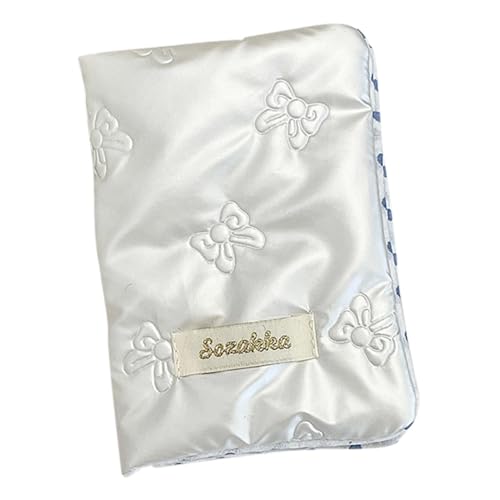 Gupcaqosjw Reisepasshülle mit Schleife,Reisepasshülle mit Schleife - Leder-Reisepasshülle mit mehreren Kartenfächern - Reise-Must-Haves-Schleife, Reisepasshülle, Brieftaschen-Schutzhülle für Damen und von Gupcaqosjw