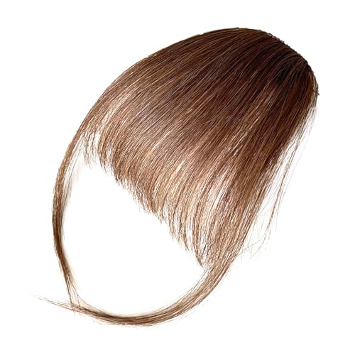 Gupcaqosjw Wispy Bangs Haarspange,Clip in Pony,Clip-In-Stirn-Pony für Damen mit menschlichem Pony | Girlfriend Sisters Bangs with Temples Alltägliche Haarverlängerungen für Fotografie, Dating von Gupcaqosjw