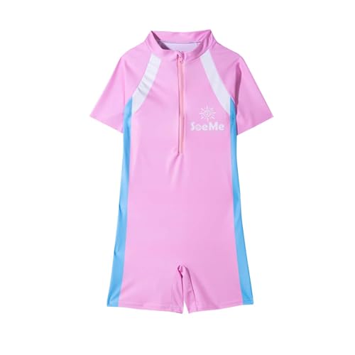 Guqmjde Badeanzug Mädchen Einteiler Badeanzüge Neoprenanzug Kinder Kurzarm Schwimmanzug Schwimmen Surfen Badebekleidung Strand Swimsuit Schnelltrocknende Rosa, 3 Jahre Guqmjde Badeanzug Mädchen Einteiler Badeanzüge Neoprenanzug Kinder Kurzarm Schwimmanzug Schwimmen Surfen Badebekleidung Strand Swimsuit Schnelltrocknende Rosa, 3 Jahre von Guqmjde