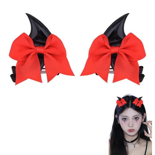 Fledermaus-Haarschmuck für Damen und Mädchen, schwarze Fledermaus-Haarspangen von Guqqeuc