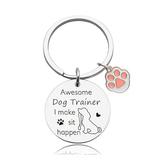 Hundetrainer Schlüsselanhänger Geschenke für Männer Frauen Hundetrainer Dankeschön Geschenk für Hundeliebhaber Geburtstag Weihnachtsgeschenke für Hundetrainer Hundetraining Geschenke für Frauen Männer von Guqqeuc