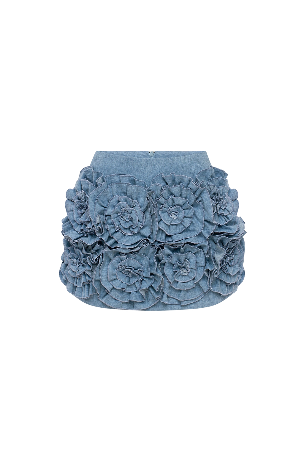 Guranda | Denim Mini Skirt Roses | Women's Blue Mini skirts Guranda | Denim Mini Skirt Roses | Women's Blue Mini skirts von Guranda