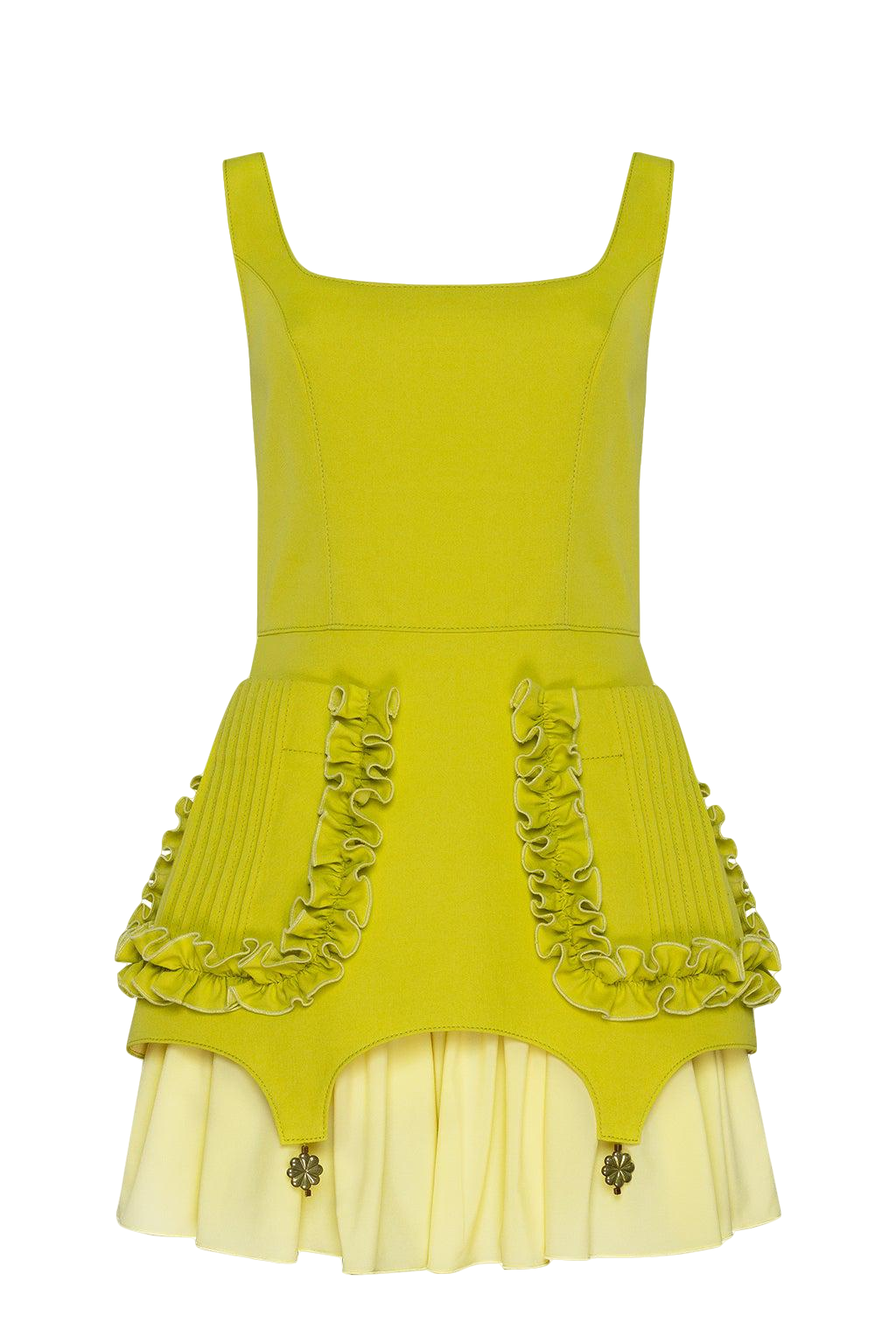 Lime Romantic Dress von Guranda