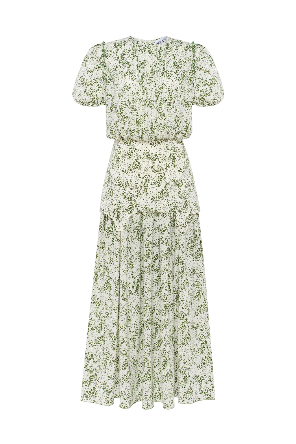 Guranda | Maxi Dress With Flowers | Women's Emerald Green Maxi dresses Guranda | Maxi Dress With Flowers | Women's Emerald Green Maxi dresses von Guranda