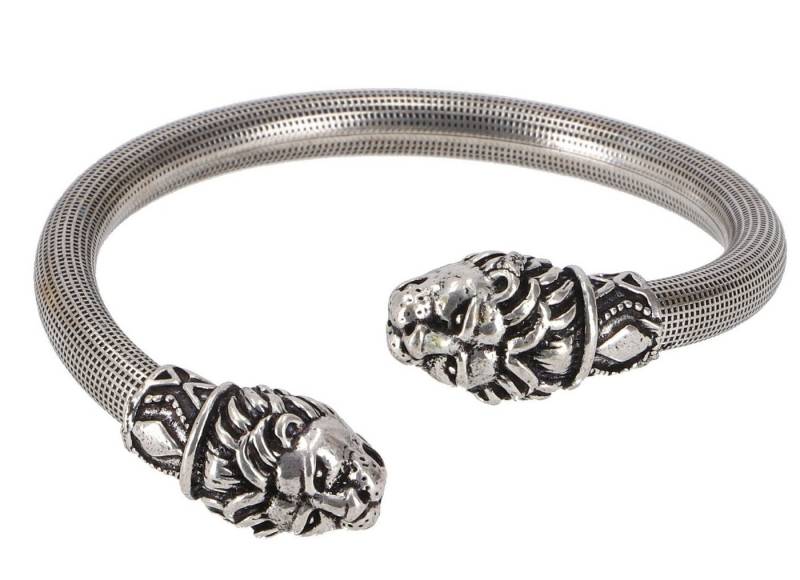 Guru-Shop Armreif Boho Armreifen, Ethno Armspange - Löwenköpfe.. von Guru-Shop