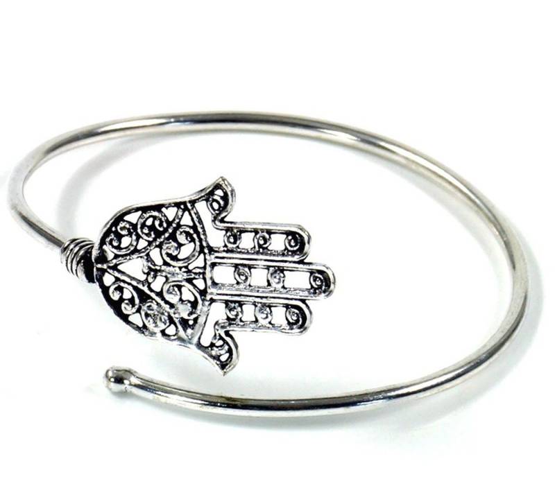 Guru-Shop Armreif Boho Armschmuck Fatimas Hand, Armspange aus.. von Guru-Shop