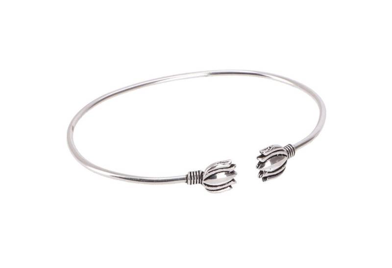 Guru-Shop Armreif Boho Armschmuck Lotus, Armspange aus Messing -.. von Guru-Shop