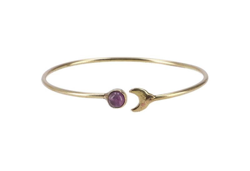 Guru-Shop Armreif Boho Armschmuck Mond, Armspange aus Messing -.. von Guru-Shop