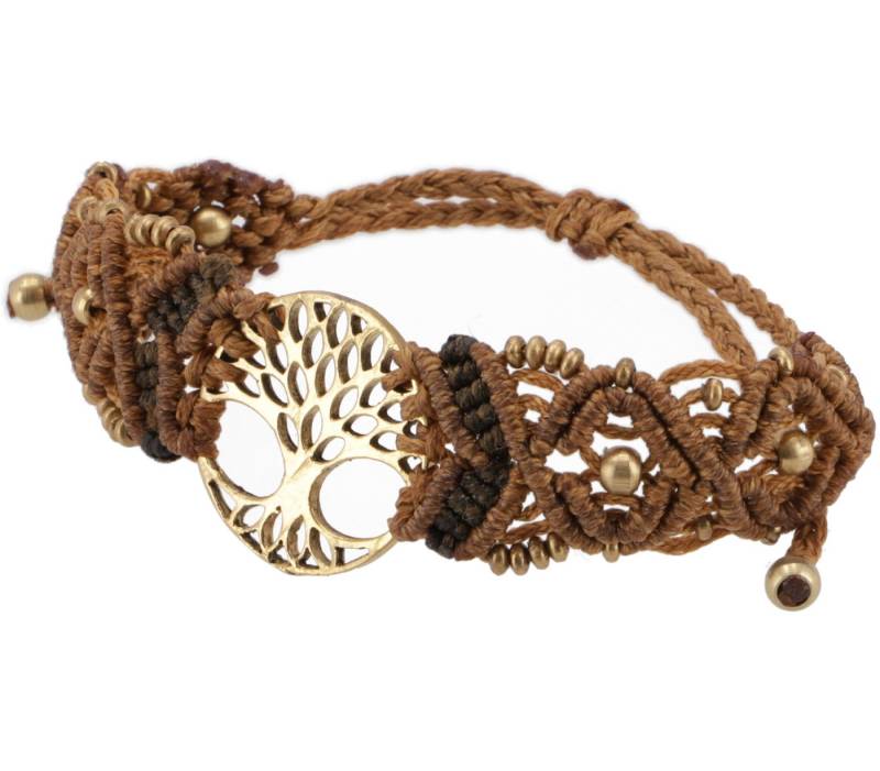 Guru-Shop Armreif Goa Armband, Makramee, Festival Armband - Tree.. von Guru-Shop