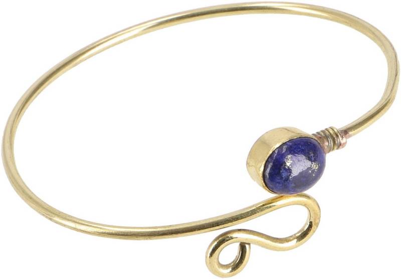 Guru-Shop Armreif Goldene Armspange, Armreifen Messing mit ovalem.. von Guru-Shop