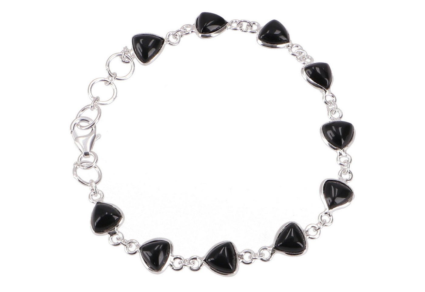 Guru-Shop Armreif Indisches Boho Silber Armband, Edelsteinarmband.. von Guru-Shop