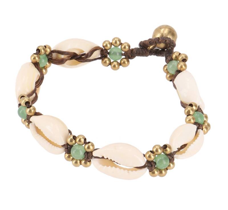 Guru-Shop Armreif Perlenarmband, Makramee Armband Chiang Mai -.. von Guru-Shop