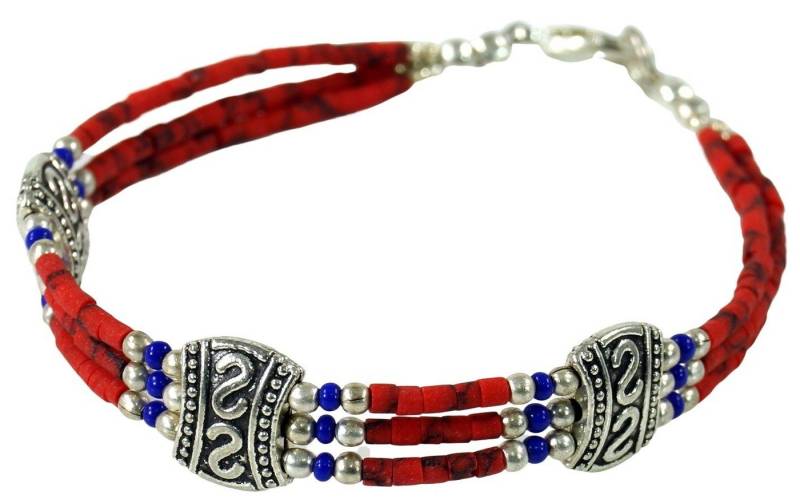 Guru-Shop Armreif Tibetschmuck Perlenarmband, Ethnoarmband,.. von Guru-Shop