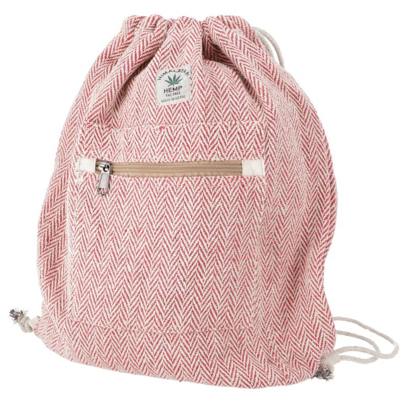 Guru-Shop Freizeitrucksack Ethno Hanf Rucksack mit Fischgrätenmuster,.. von Guru-Shop