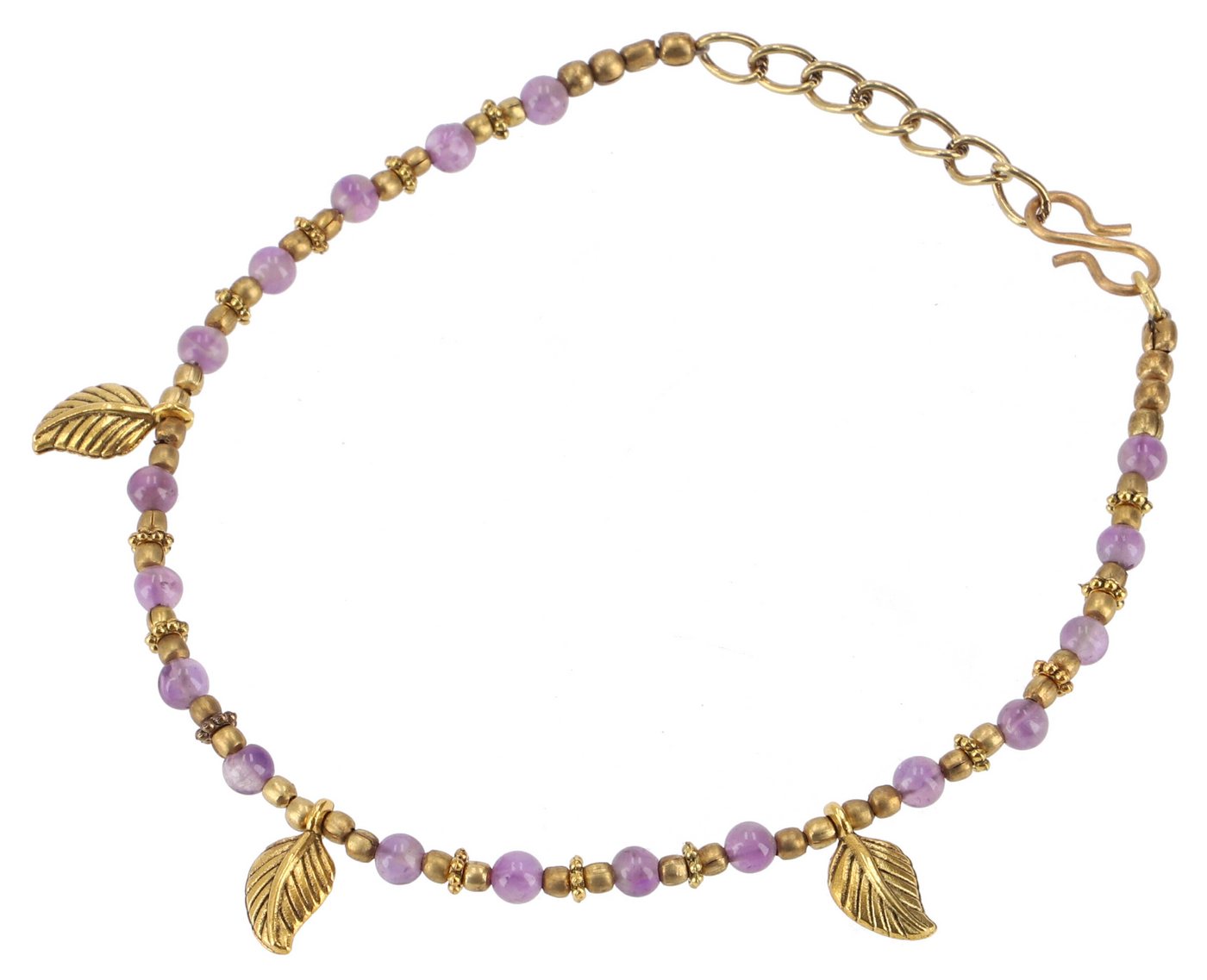 Guru-Shop Fußkette Indische Fußkette mit kleinen Perlen, Boho.. Guru-Shop Fußkette Indische Fußkette mit kleinen Perlen, Boho.. von Guru-Shop