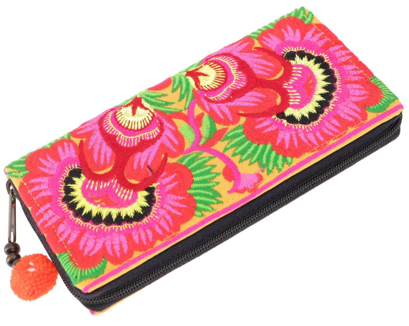 Guru-Shop Geldbörse Besticktes Ethno Portemonnaie Chiang Mai -.. von Guru-Shop