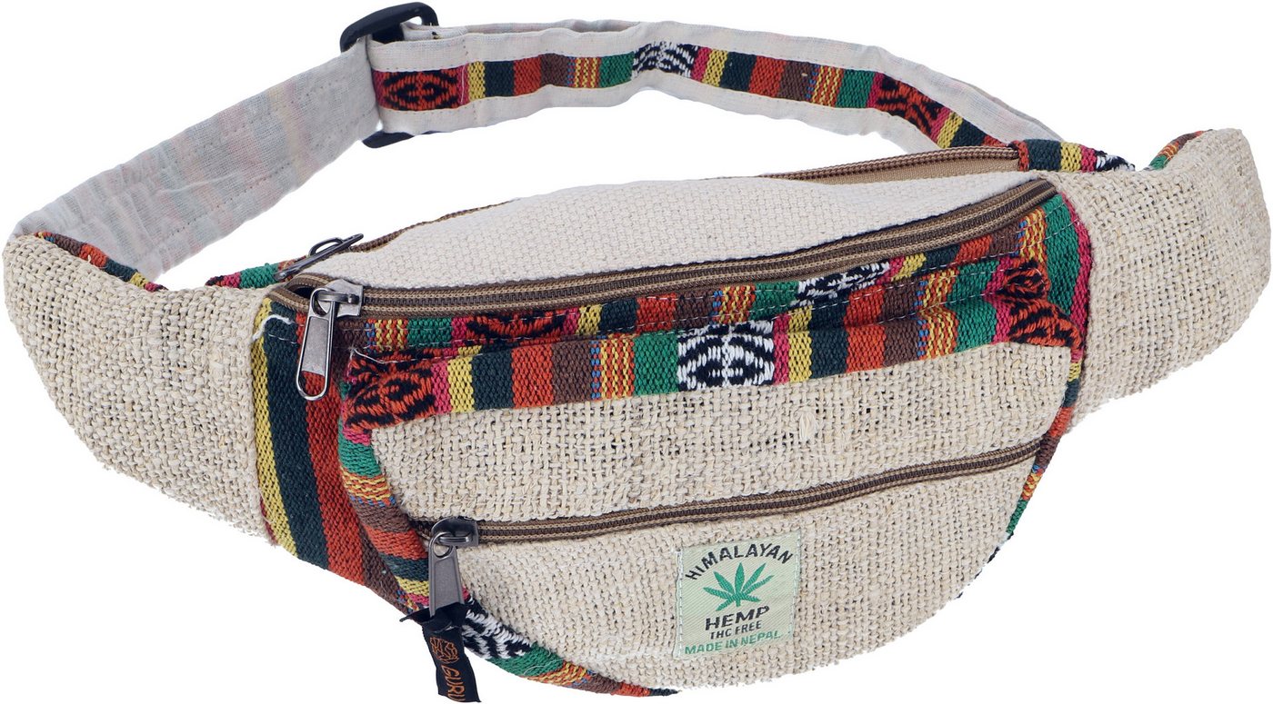 Guru-Shop Gürteltasche Praktische Hanf Gürteltasche, Ethno.. von Guru-Shop