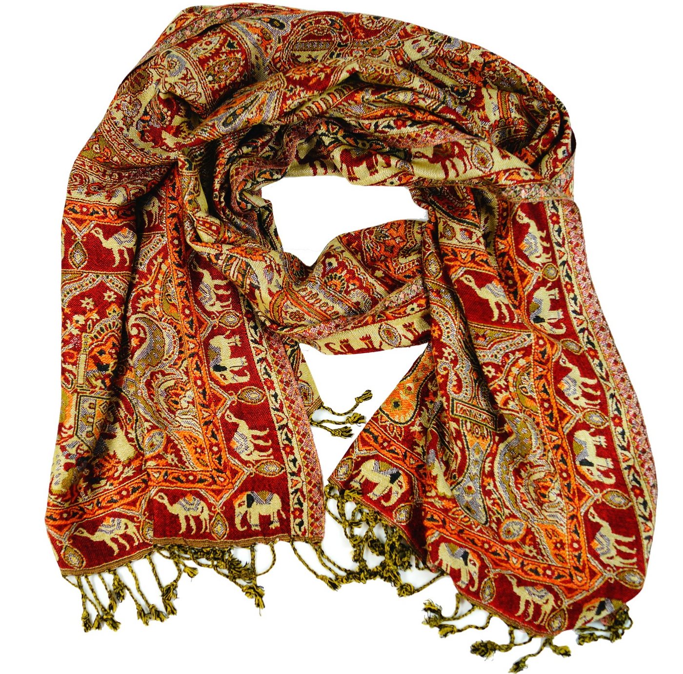 Guru-Shop Halstuch Indischer Schal, Schultertuch, Boho Stola mit.. Guru-Shop Halstuch Indischer Schal, Schultertuch, Boho Stola mit.. von Guru-Shop