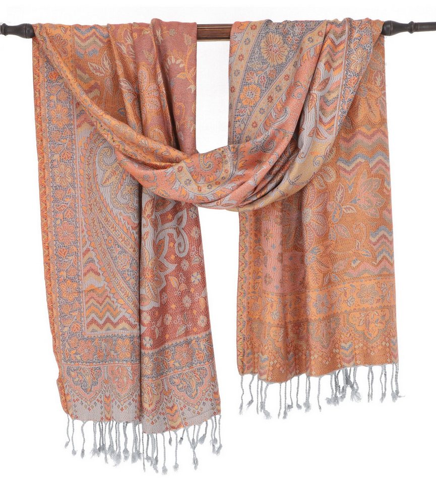 Guru-Shop Halstuch Indischer Schal, Stola mit Paisley Muster,.. Guru-Shop Halstuch Indischer Schal, Stola mit Paisley Muster,.. von Guru-Shop