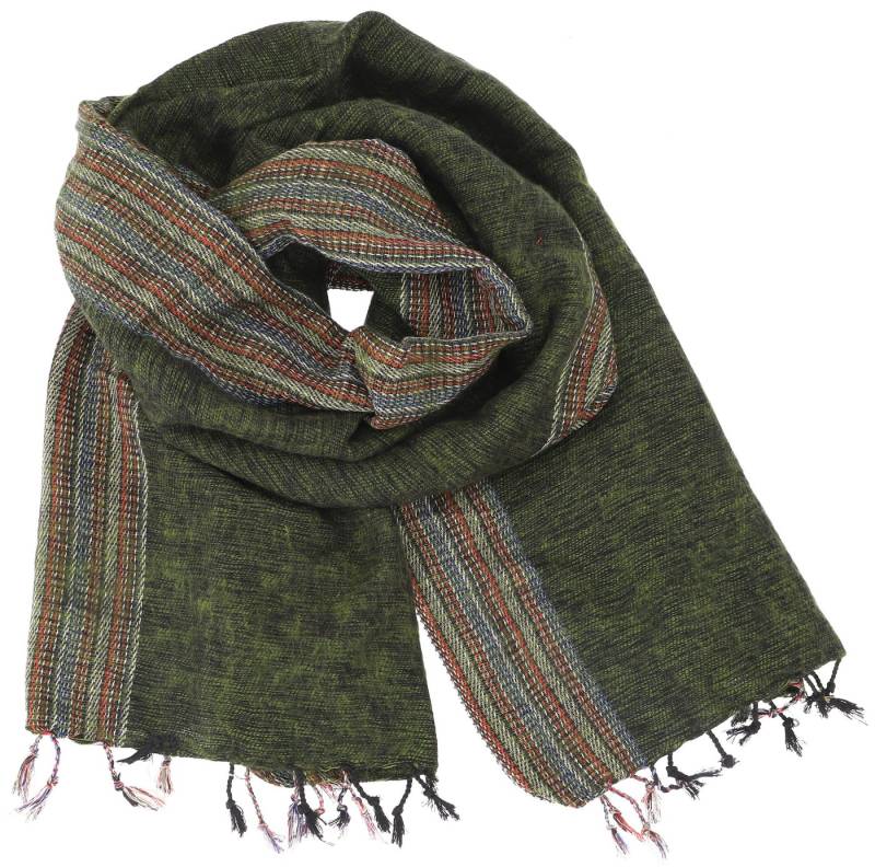 Guru-Shop Halstuch Weicher gestreifter Goa Schal Stola,.. von Guru-Shop