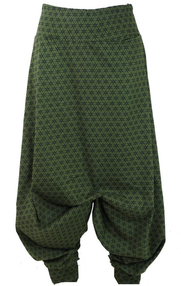 Guru-Shop Relaxhose Afghani Hose, Haremshose, Pluderhose, Pumphose,.. Ethno Style, alternative Bekleidung von Guru-Shop