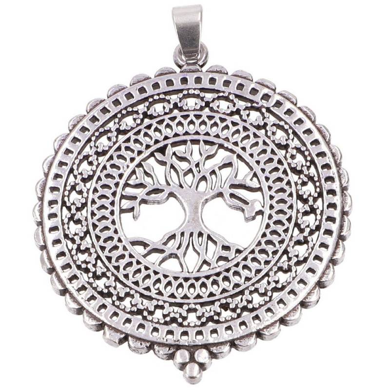 Guru-Shop Kettenanhänger Ethno Amulett mit Tree of life Mandala,.. von Guru-Shop